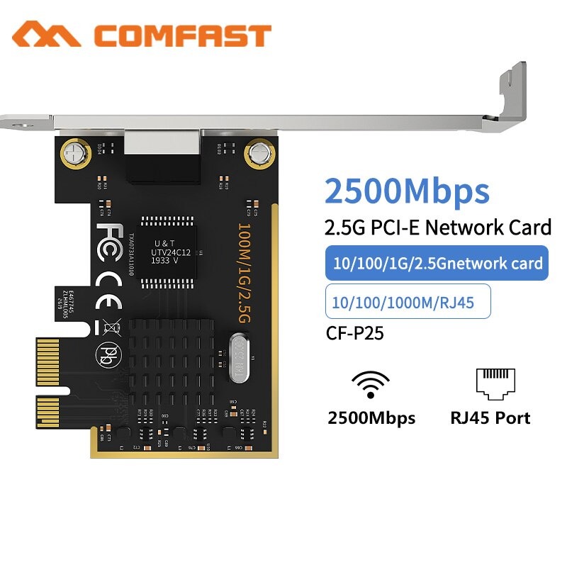 COMFAST CF-P25 PCI 2500Mbps Gigabit Gaming