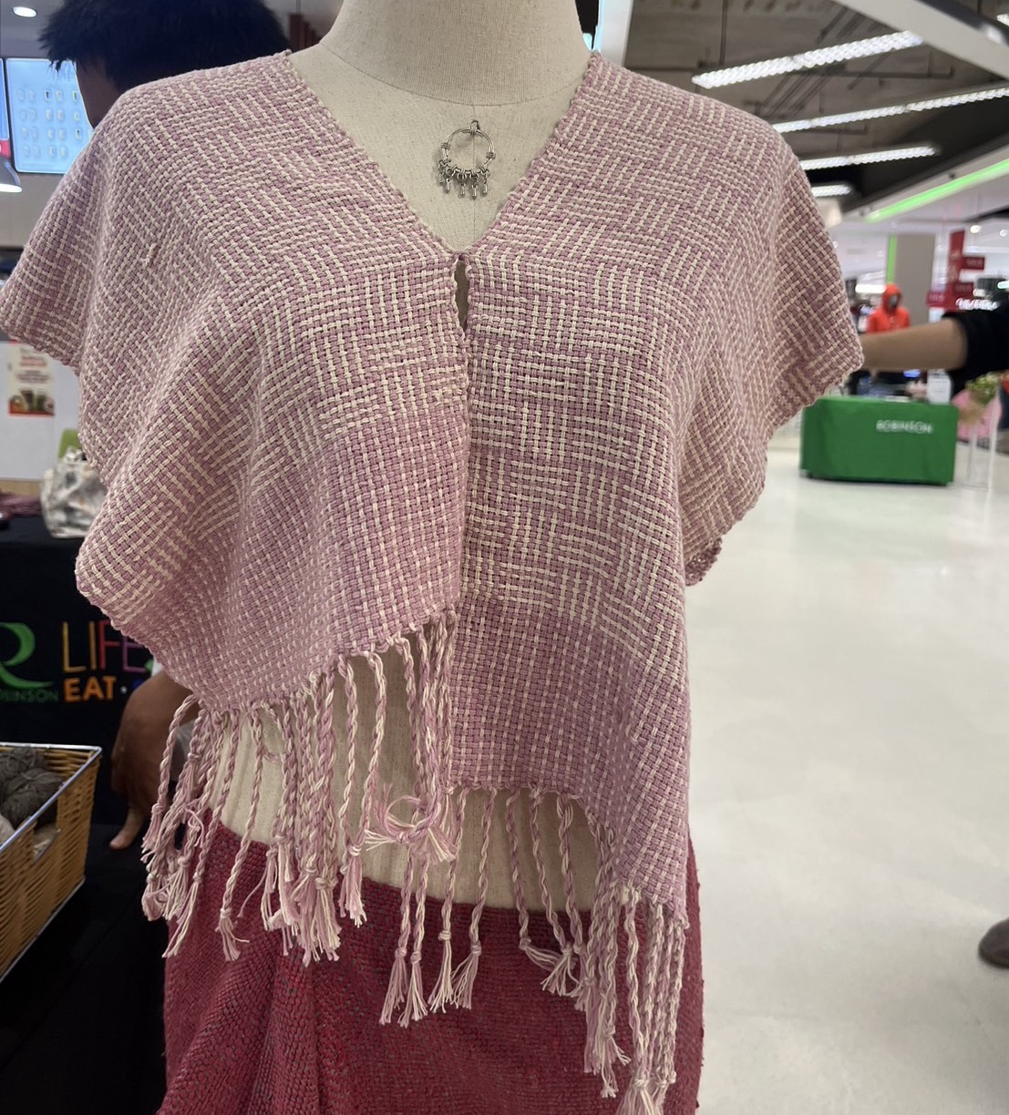 กี่จิ๋ว กี่ทอผ้าตั้งโต๊ะ สำหรับทอผ้าพันคอ ขนาดหน้าผ้าไม่เกิน 25 ซม. รหัส KJ-76-1