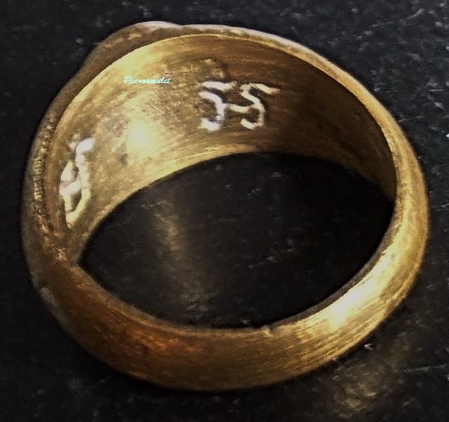 แหวน หลวงพ่อทบ วัดชนแดน ปี 17 เนื้อทองผสม มีโค๊ต 2 ตัว