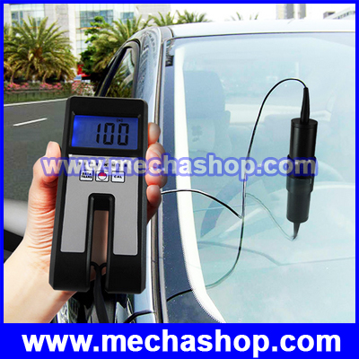 เครื่องวัดฟิล์มกรองแสง วัดเปอร์เซ็นต์การกรองแสงกระจกรถยนต์ 0-100% Light Transmission 18mm Digital Window Tint Meter with Sensor(สินค้า Pre-order)