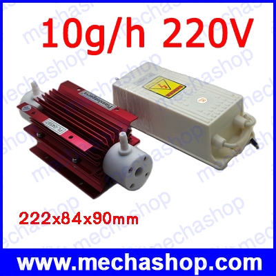 เครื่องผลิตโอโซน 10g/h adjustable Quartz tube type ozone generator Kit room air water purifier 220V