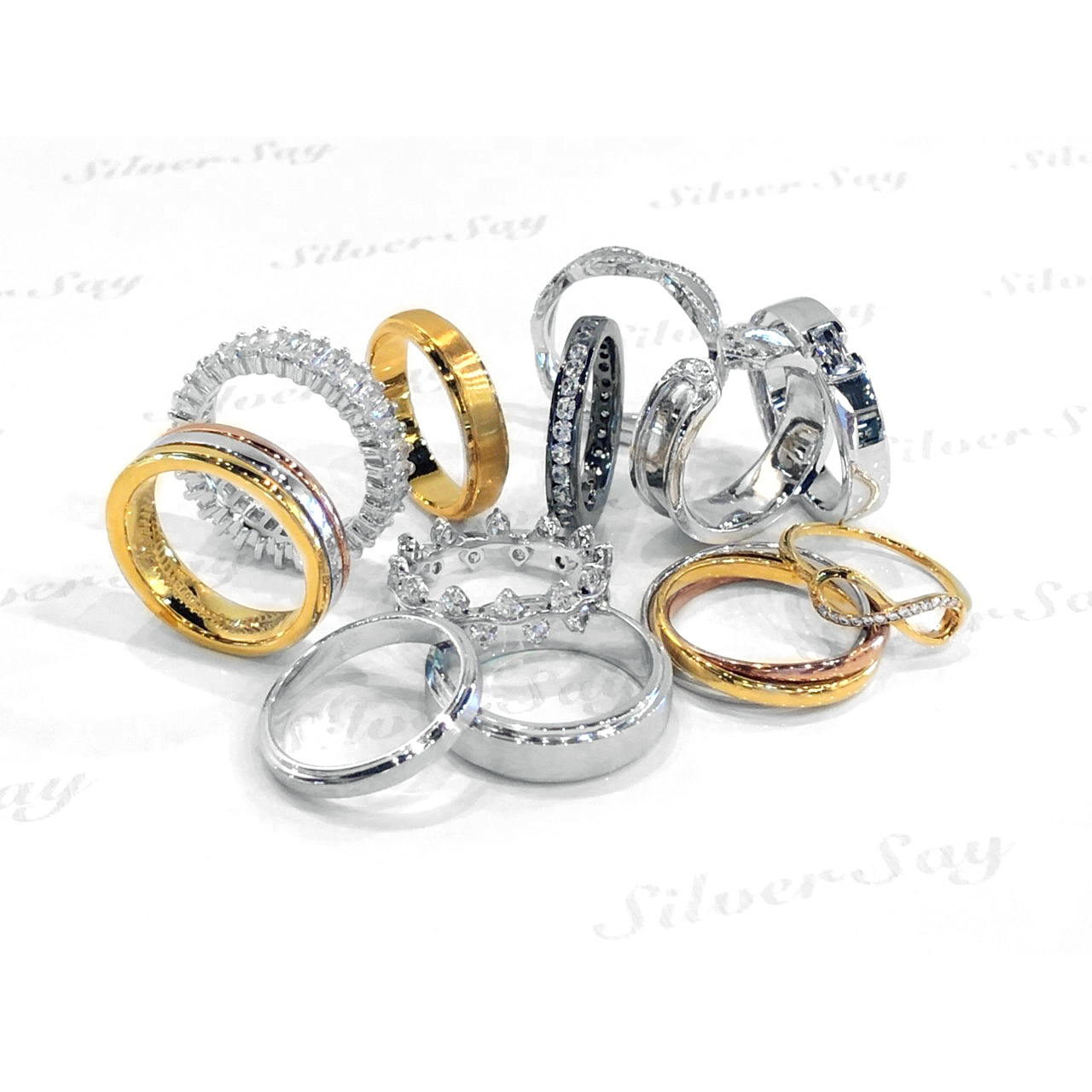 แหวนน็อต Screw Motif รอบวง
