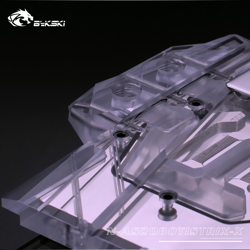 Bykski ASUS ROG STRIX GTX2080Ti 011G GAMING Full Coverage GPU Water Block w/ Backplate (FR-N-AS2080TISTRIX-X)