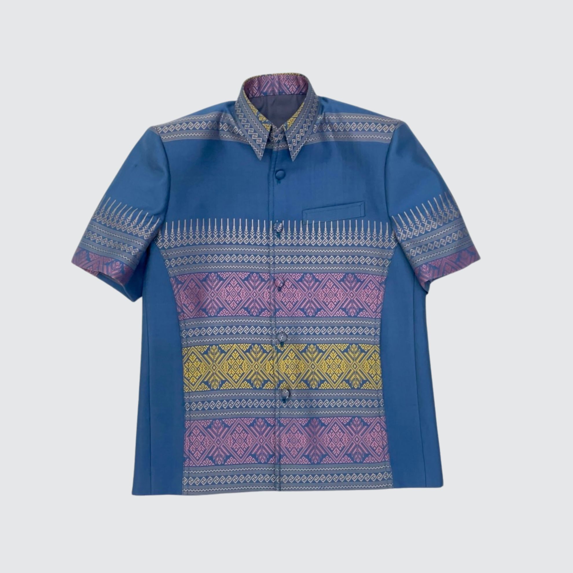 แบบตัดเสื้อสูทซาฟารี แขนสั้น (ไม่รวมผ้า) chobmai x ARW รหัส CUT-ARW-0519672