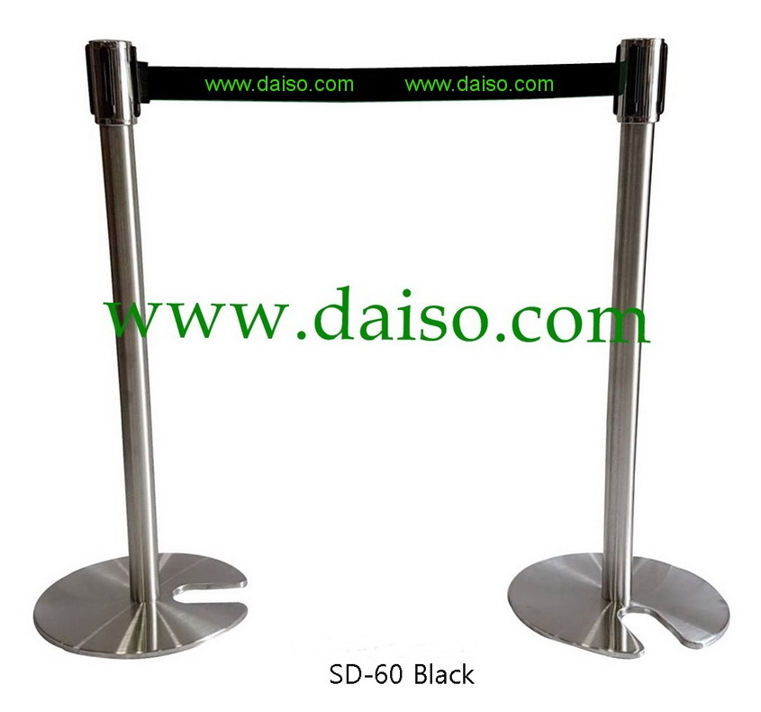 เสากั้นทางเดินสแตนเลส เสากั้นทางเดินแบบวางเก็บซ้อนกันได้_SD-60