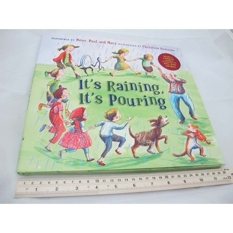 It's raining It's Pouring +CD นิทานเพลงภาษาอังกฤษ พร้อมCD
