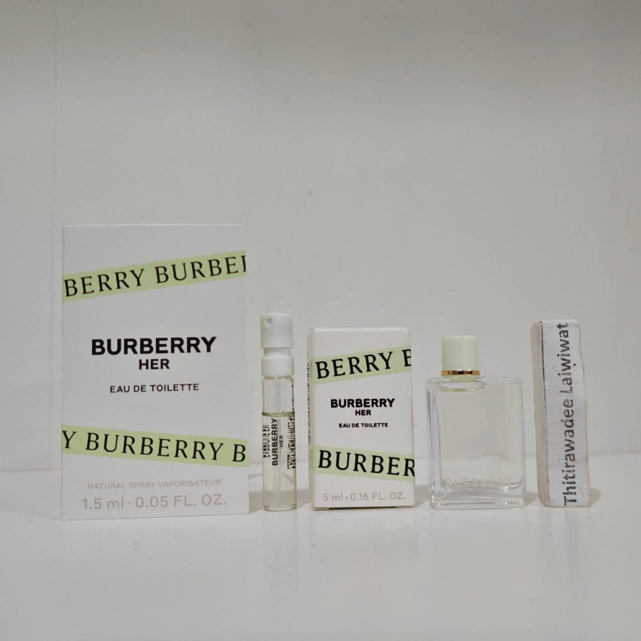 น้ำหอมไวออลหลอดทดลอง Burberry Her EDT ไวออล 1.5ml Spray Sample Vial แบบหลอดทดลอง น้ำหอมไวออลแบบหลอด