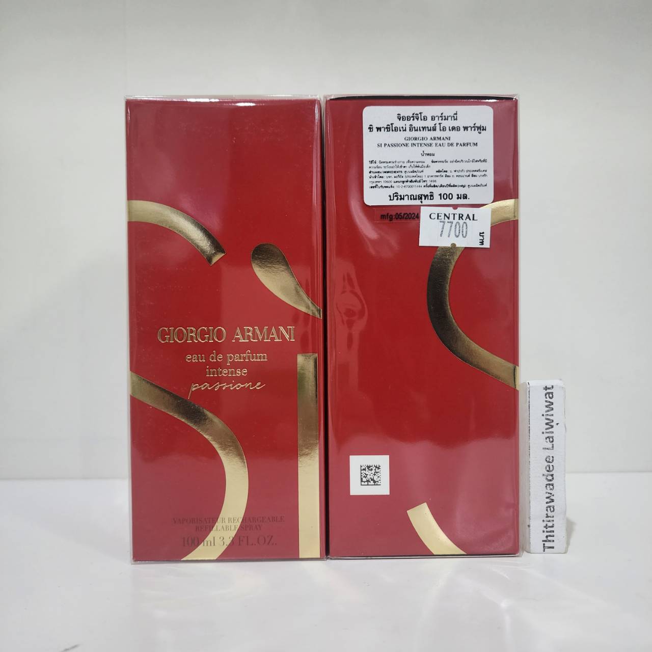 น้ำหอมแท้แบ่งขาย Giorgio Armani Si Passione Intense ปี 2024 💕Travel Size #แบบทดลอง