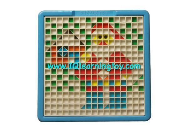 Mosaic Puzzle ตัวต่อโมเสกสร้างภาพ 490 ชิ้น มาพร้อมกรอบภาพและกล่องเก็บอุปกรณ์ ฝึกพัฒนาการกล้ามเนื้อมือ ฝึกการเรียนรู้เรื่องสี ฝึกสมาธิได้ดีส่งฟรี