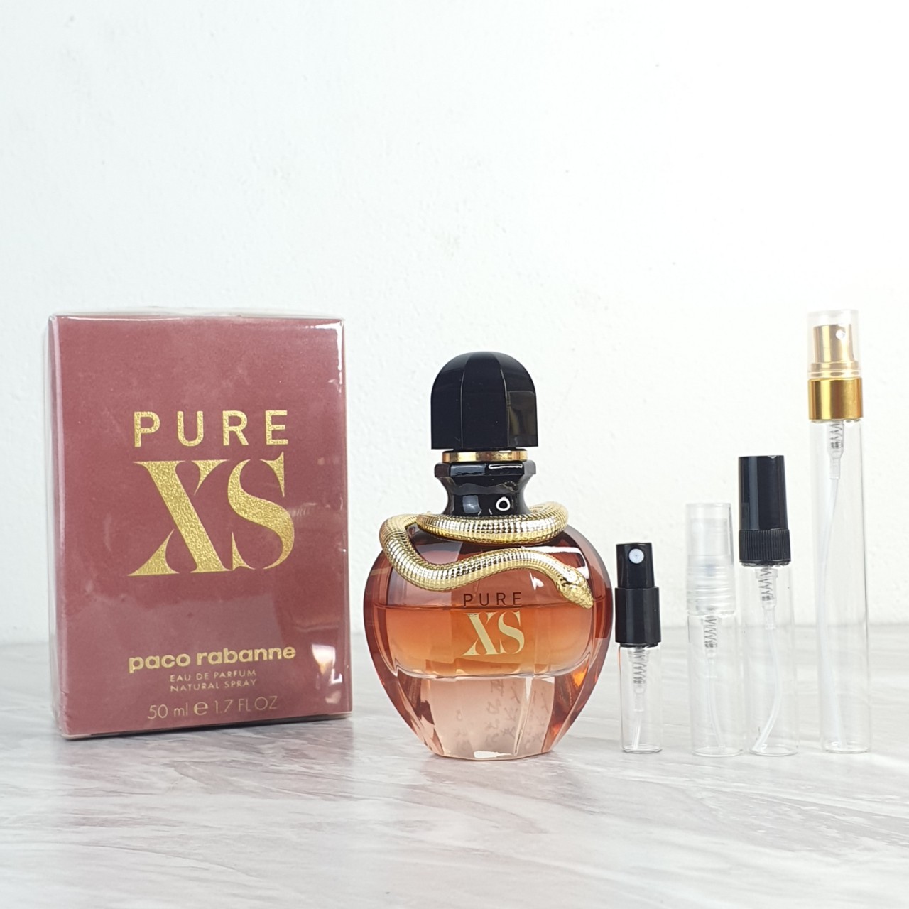 น้ำหอมแท้แบ่งขาย Paco Rabanne Pure XS for Her EDP💕Travel Size #แบบทดลอง