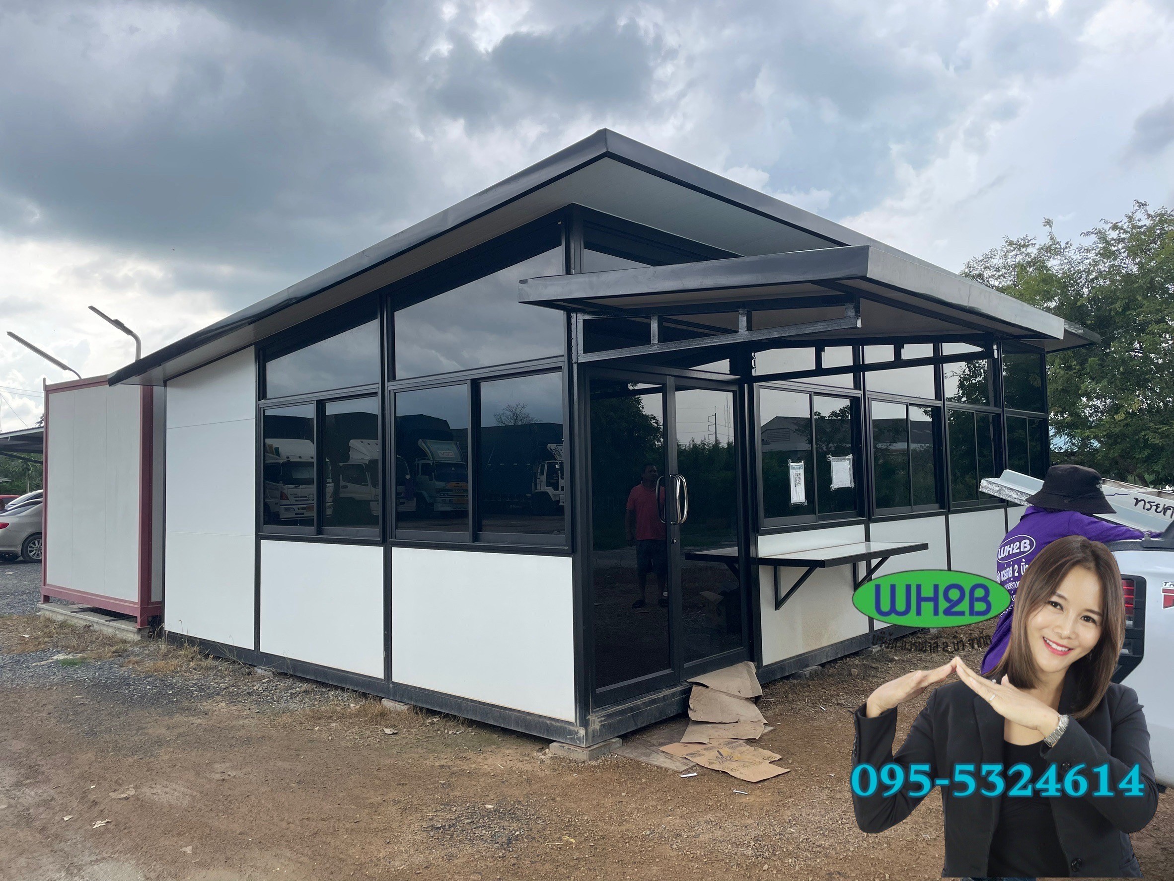 ออฟฟิศสำเร็จรูป ขนาด 5.40x9.10 เมตร อยุธยา