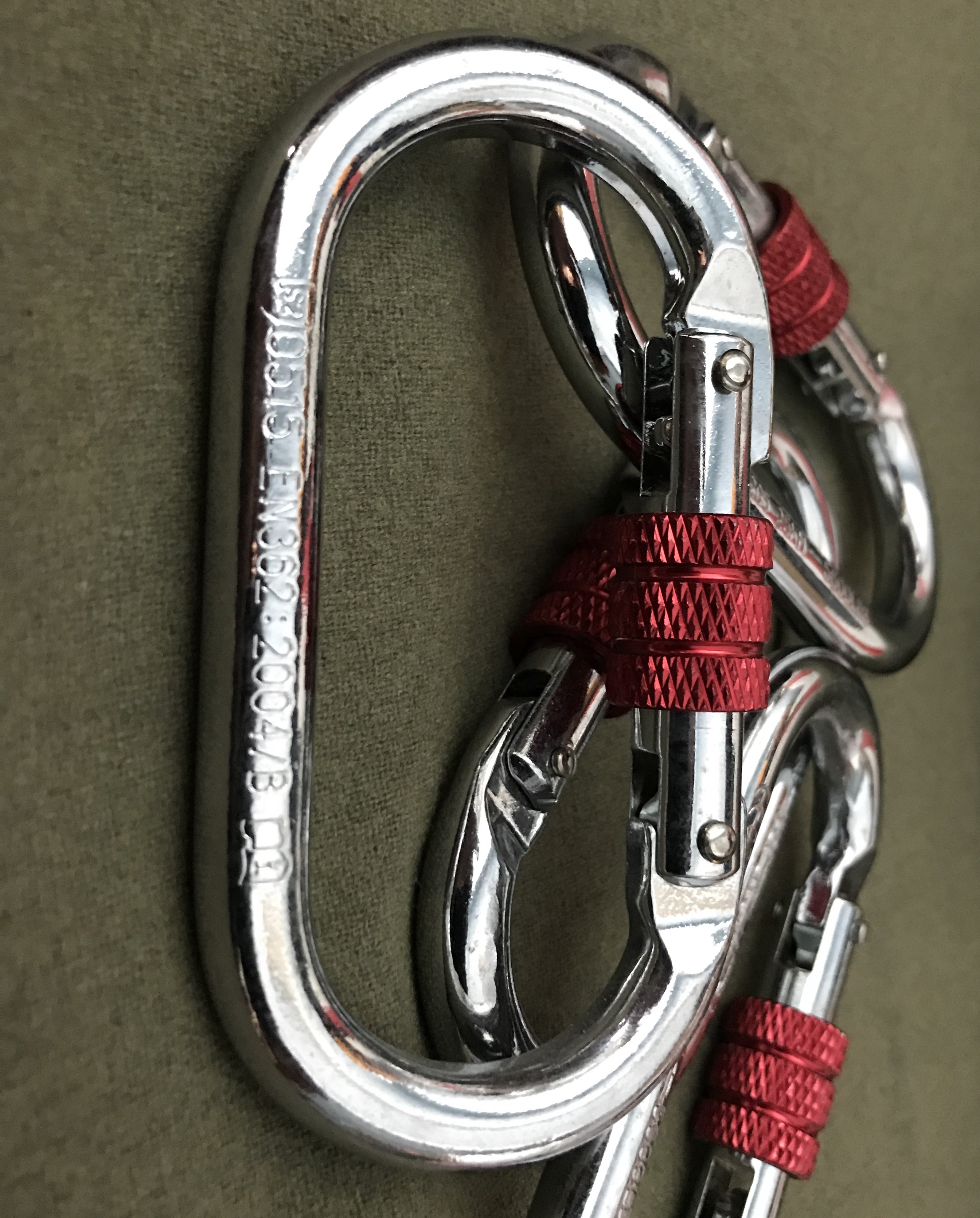 carabiner - สำหรับปืนเขา โรยตัว รับน้ำหนักได้ 25KN