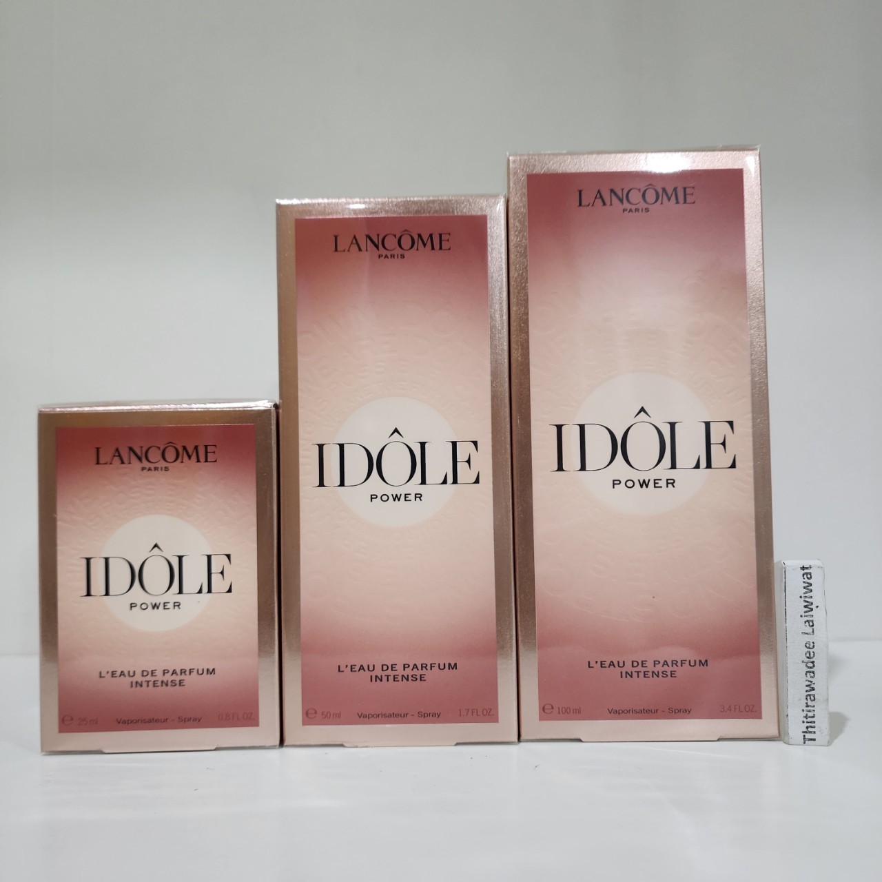 น้ำหอมแท้ Lancome Idole Power L'eau De Parfum Intense 50ml กล่องซีลป้ายไทย