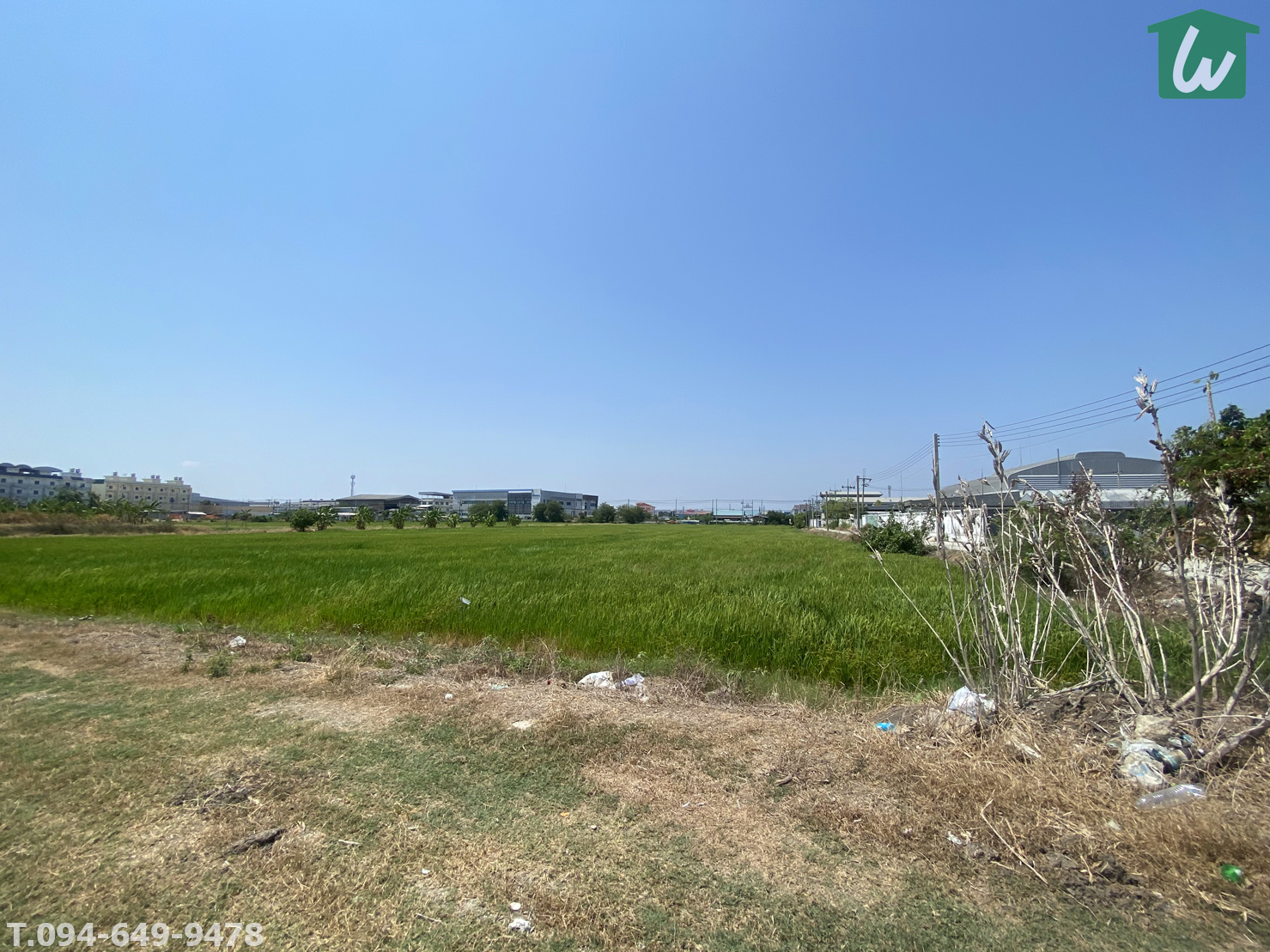 🏡ขายที่ดิน!! สีม่วง 26ไร่ บางนา กม.23 ซอยวัดบัวโรย สมุทรปราการ เหมาะสำหรับทำโรงงาน โกดังเคลังสินค้า (สัญญาปิด ติดเจ้าของ)