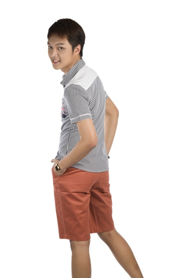 กางเกงสามส่วน รุ่น306 (สีส้มอิฐ)