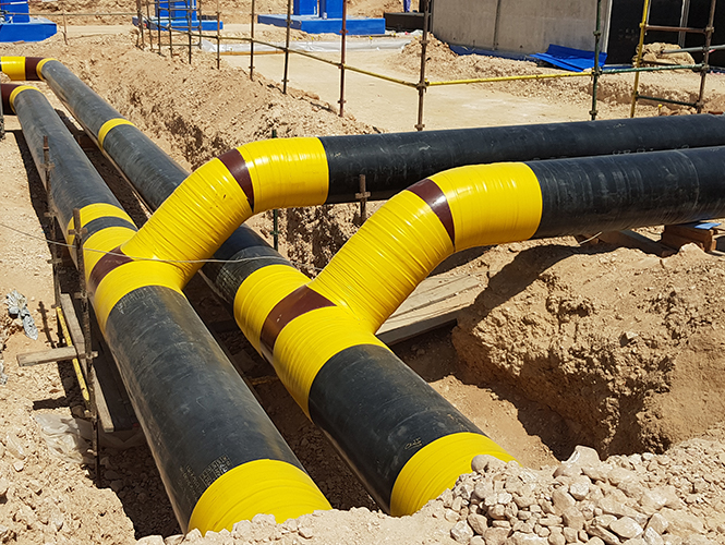 Denso SA PVC - Yellow เทปเคลือบด้วยฟิล์ม PVC ป้องกันการกัดกร่อน