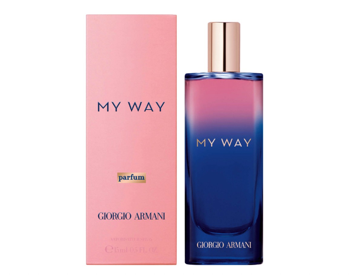 น้ำหอมจิ๋วมินิ Giorgio Armani My Way parfum 15ml กล่องซีลป้ายไทย ผลิต 05/2023 ( Mini Perfume น้ำหอมขนาดพกพา) น้ำหอมจิ๋วมินิแบบทดลองแบบสเปรย์ พกพาก็สะดวกใช้ฉีดตามจุดชีพจร