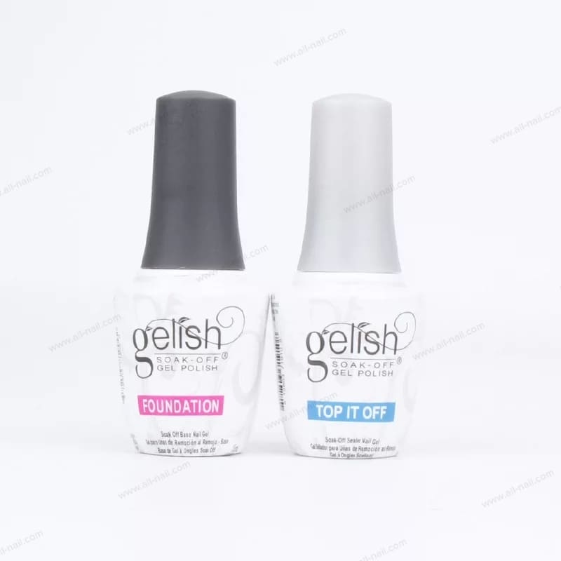 ท็อปเจล เบสเจล [gelish] แพ็กคู่ Top coat / Base coat 15ml