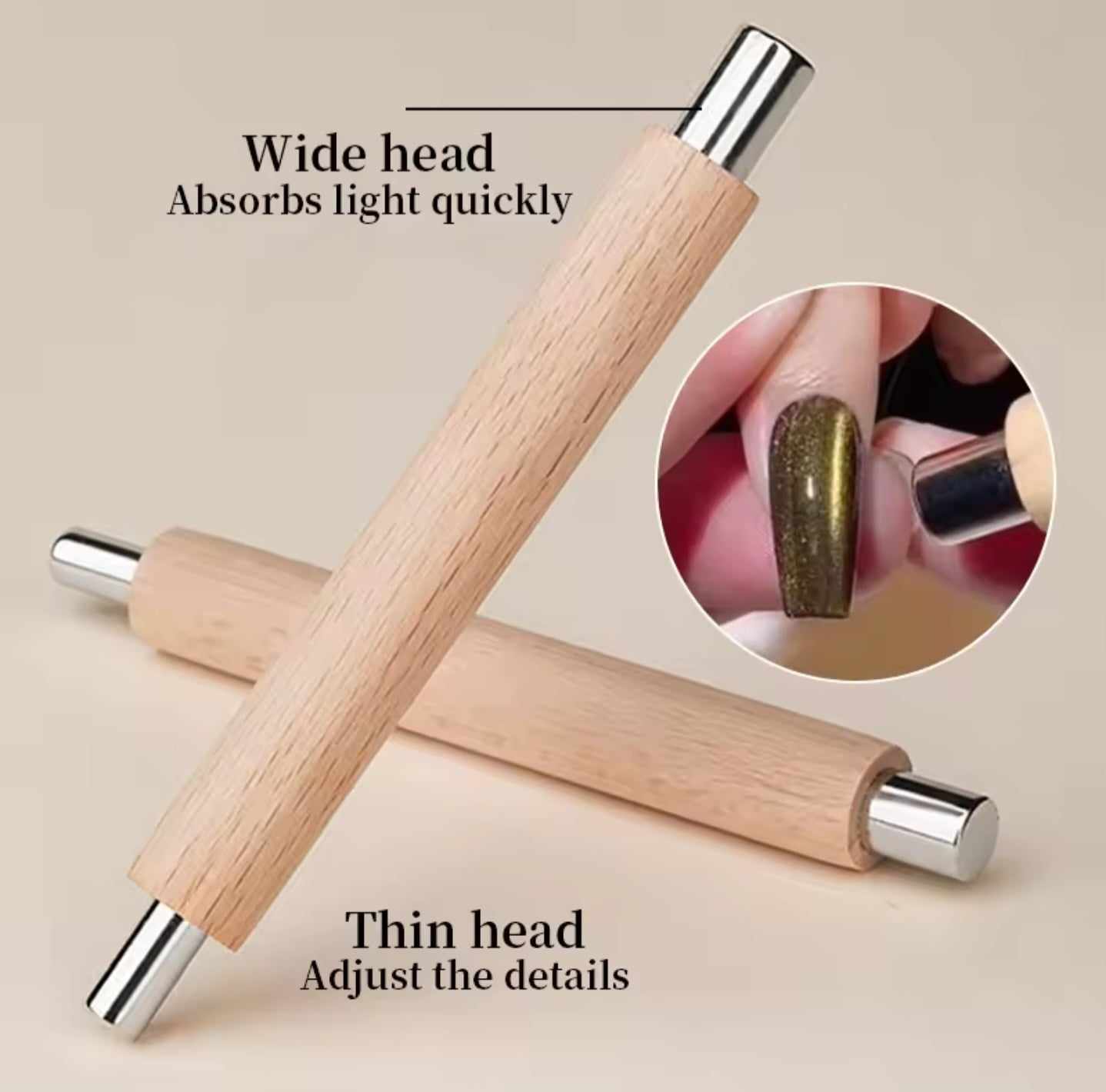 รวมแม่เหล็กดูดสีเจล แม่เหล็กดูดสีแคทอาย Cat Eye Nail Magnet