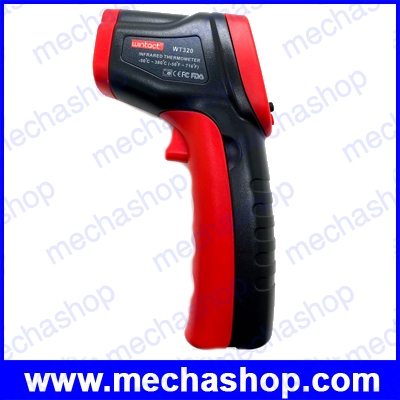 เครื่องวัดอุณหภูมิอินฟาเรด มิเตอร์วัดอุณหภูมิไร้สาย วัดความชื้นได้ Digital Infrared IR Thermometer hygrometer Dew Point Tester K Type WT320 UV Light Adjustable Emissivity