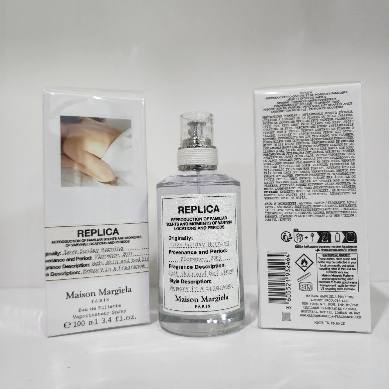 น้ำหอมแท้ Maison Margiela Replica Lazy Sunday Morning 100ml กล่องซีล
