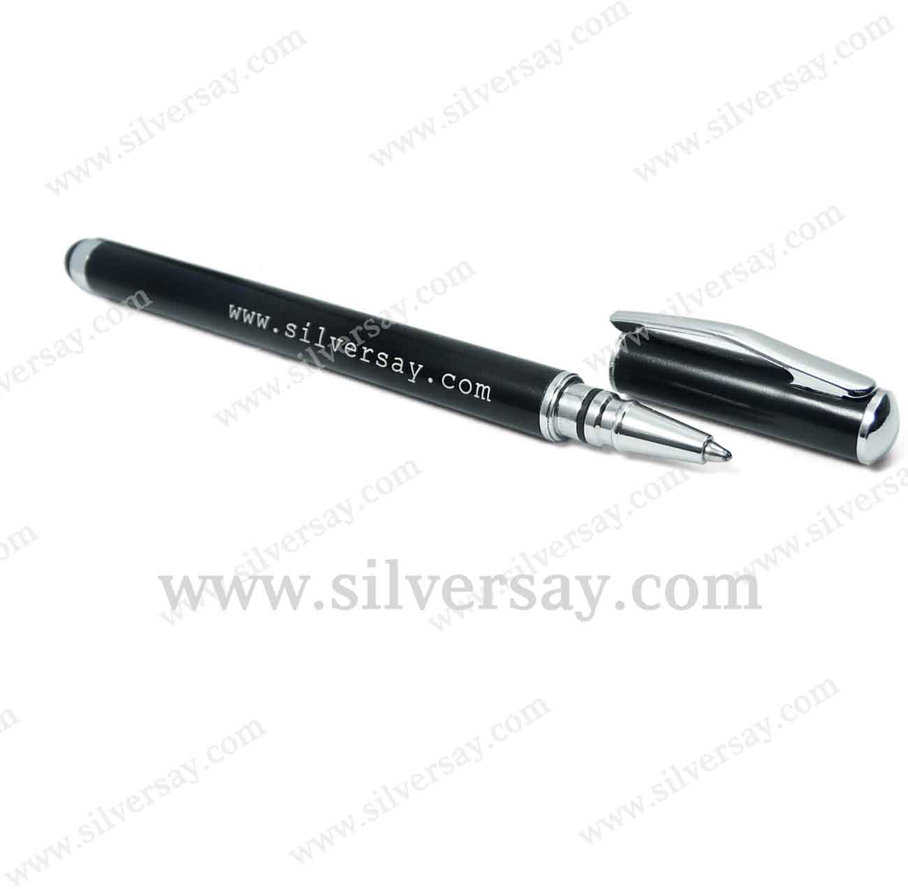 สลักชื่อ "www.silversay.com" บนปากกา iPhone & iPad