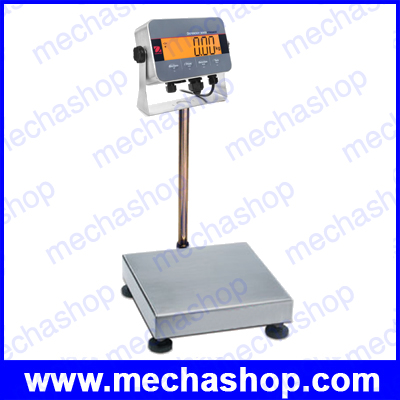 เครื่องชั่งพื้นสแตนเลส เครื่องชั่งดิจิตอลตั้งพื้นกันน้ำ Wash Down Platform Scales ชั่งได้ 30kg/5g, 150kg/20g, 300kg/50g สแตนเลสทั้งชุด รุ่น DT33XWS ยี่ห้อ OHAUS(USA)