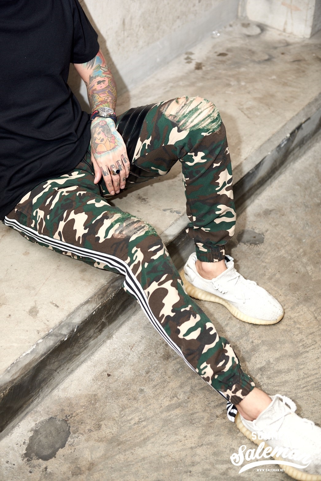 กางเกง Jogger ขาจั๊ม พรีเมี่ยม ผ้า วอร์ม รหัส W680BBTW