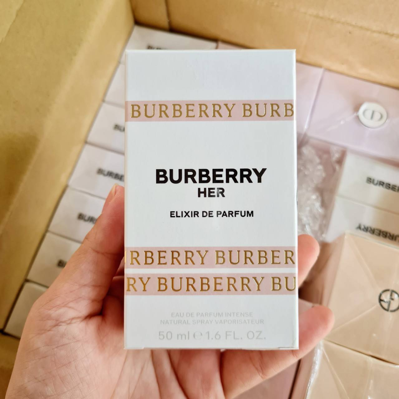 น้ำหอมแท้ Burberry Her Elixir EDP Intense 50ml กล่องซีล