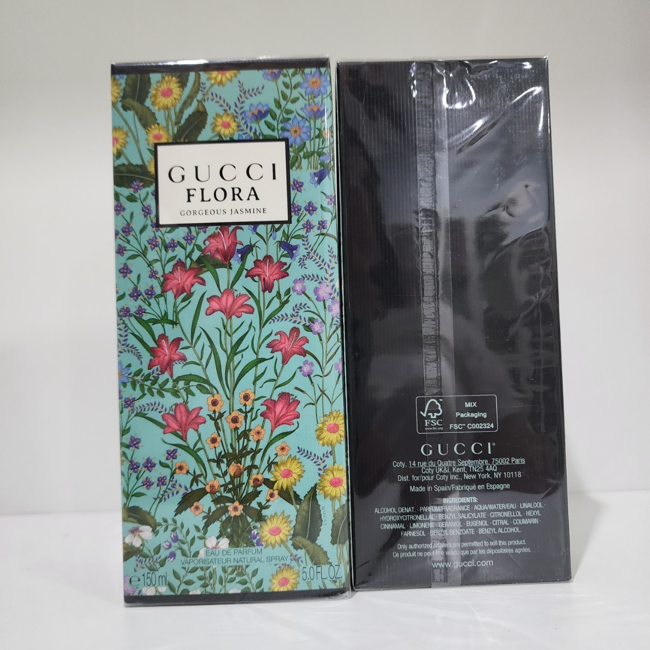 น้ำหอมแท้ Gucci Flora Gorgeous Jasmine EDP For Women150ml. กล่องซีล