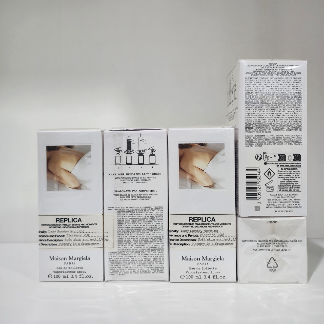 น้ำหอมแท้ Maison Margiela Replica Lazy Sunday Morning 100ml กล่องซีล