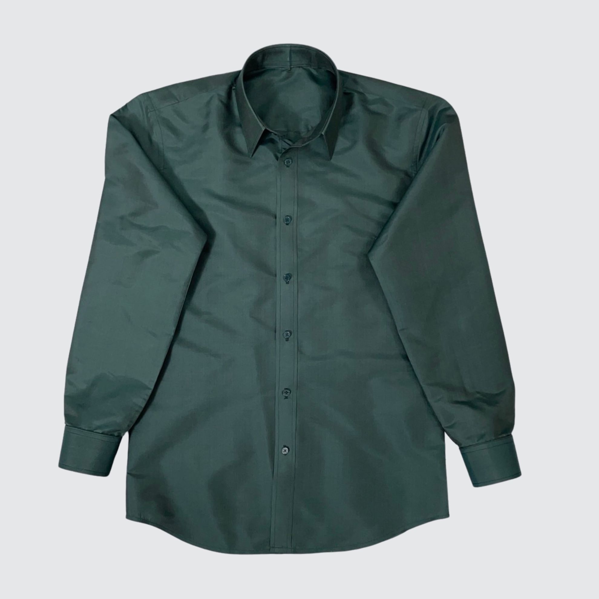 เสื้อเชิ้ตแขนยาว ไม่อัดผ้ากาว | ตัดเย็บตามรูปร่าง | เลือกผ้า ส่งไซส์ได้