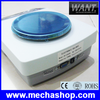 เครื่องชั่งแบบละเอียด 2 ตำแหน่ง เครื่องชั่งความละเอียดสูง ชั่งได้ 500g/0.01g, 1000g/0.01g, 2200g/0.01g WANT Multi-Point Calibration Precision Scale Weigh อุปกรณ์ครบชุด