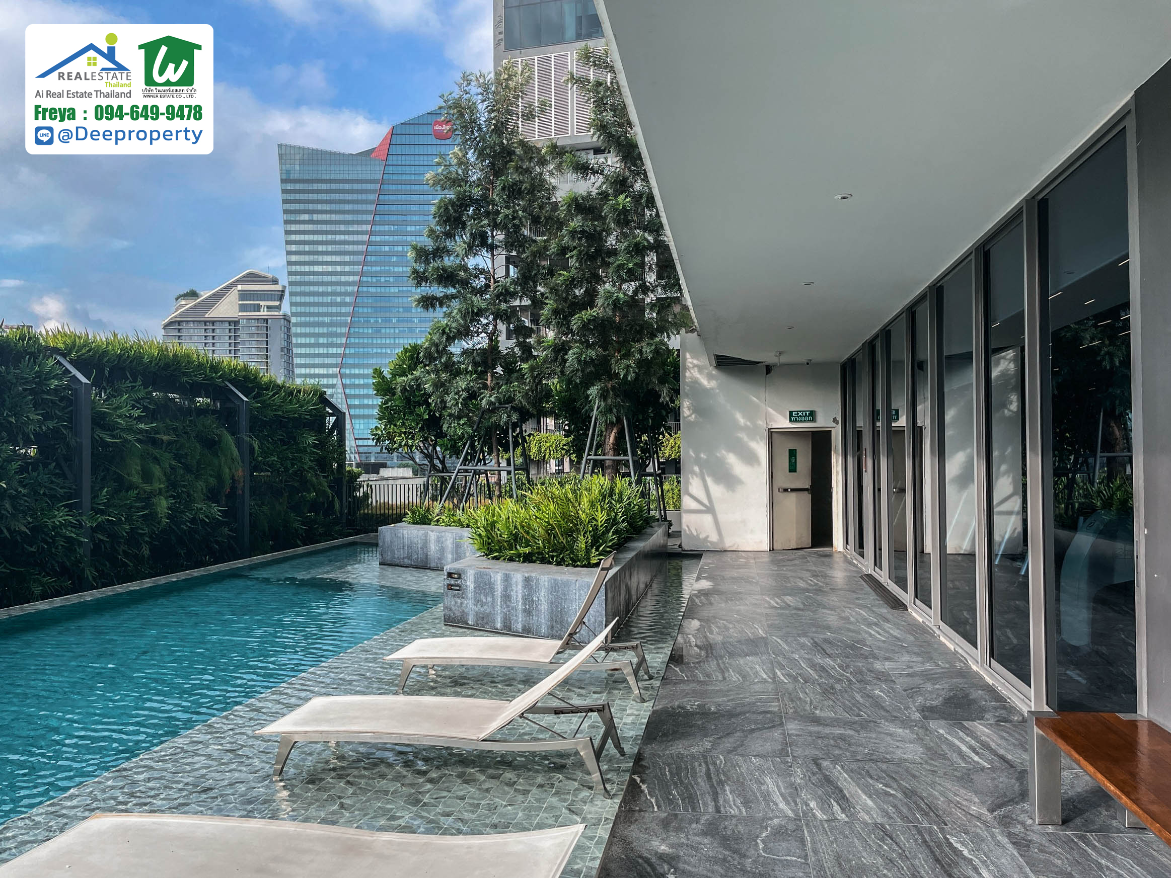 ให้เช่า! คอนโดหรู Whizdom Inspire Sukhumvit ใกล้รถไฟฟ้า BTS เดินเพียง 5 นาที