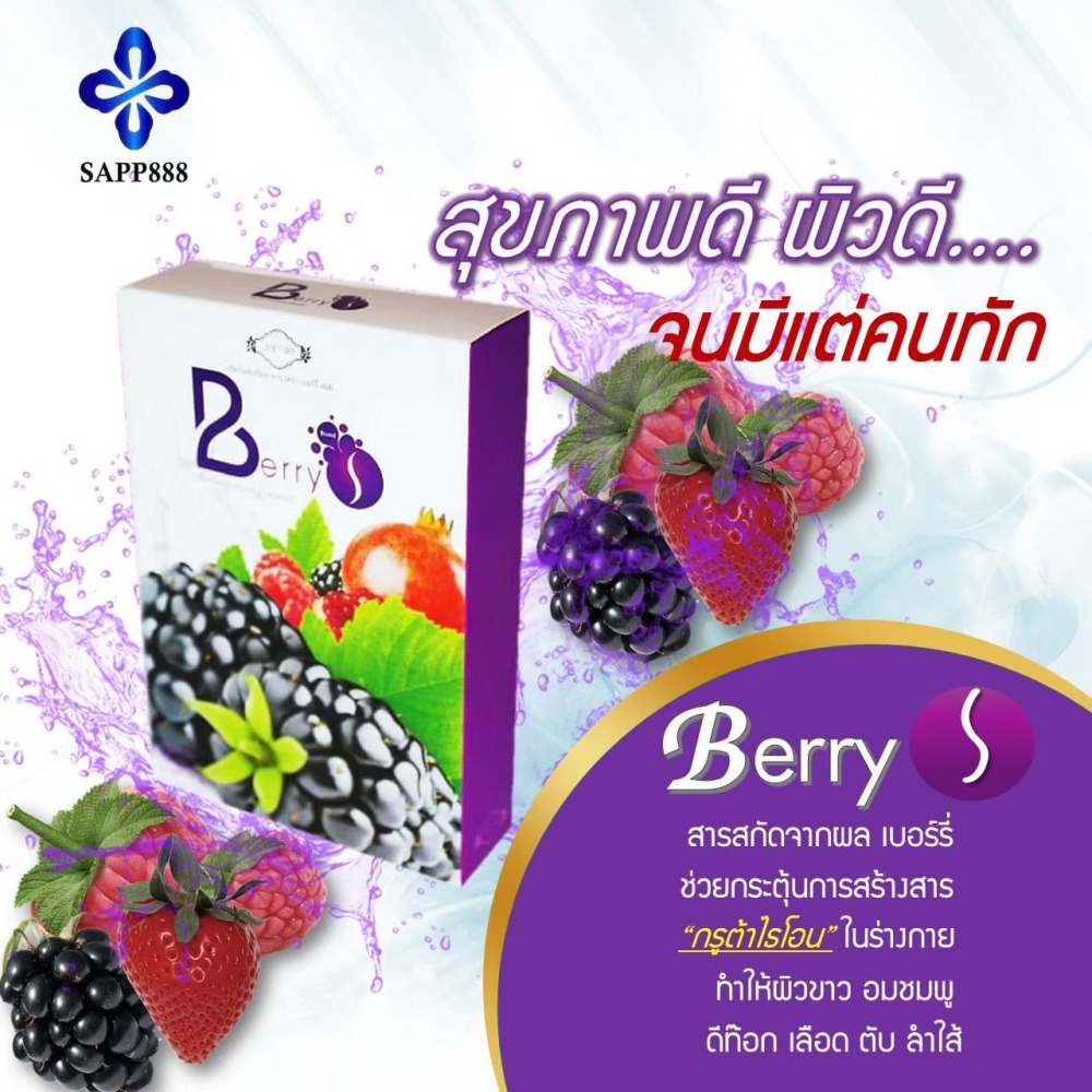 เบอร์รี่ เอส Berry S ล้างสารพิษ สารตกค้าง ในเลือด