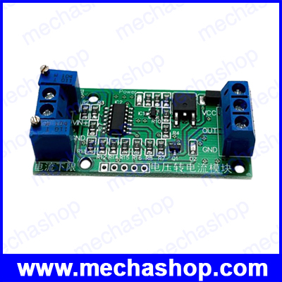 บอร์ดกำเนิดสัญญาณ แปลงสัญญาณ DC 0-5V TO 4-20mA Supply 12-24V Conversion Voltage to Current Transmitter Signal Module Potentiometer Adjustable Board