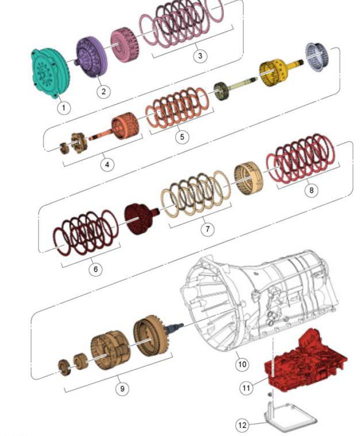 คู่มือซ่อมเกียร์ Ford Ranger New Auto 6R80 2015-2016