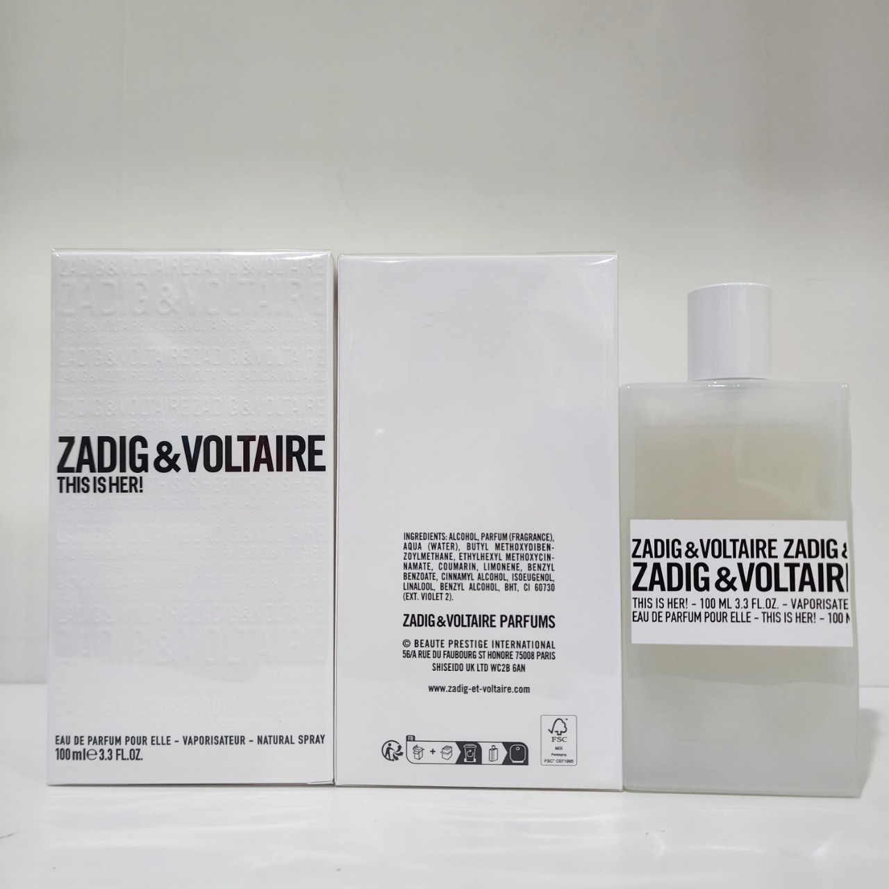 น้ำหอมแท้แบ่งขาย Zadig & Voltaire This is HER EDP 💦แบ่ง💕Travel Size #แบบทดลอง