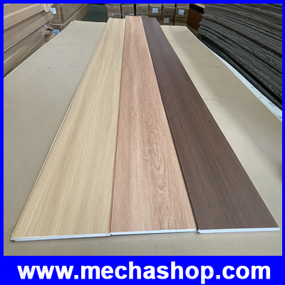 Great Wall Board ไม้เทียม ผนังไม้เทียมตกแต่งบ้าน ตกแต่งผนัง Size: L2900mm* W200mm* H8mm Raw Material: Virgin (9013)