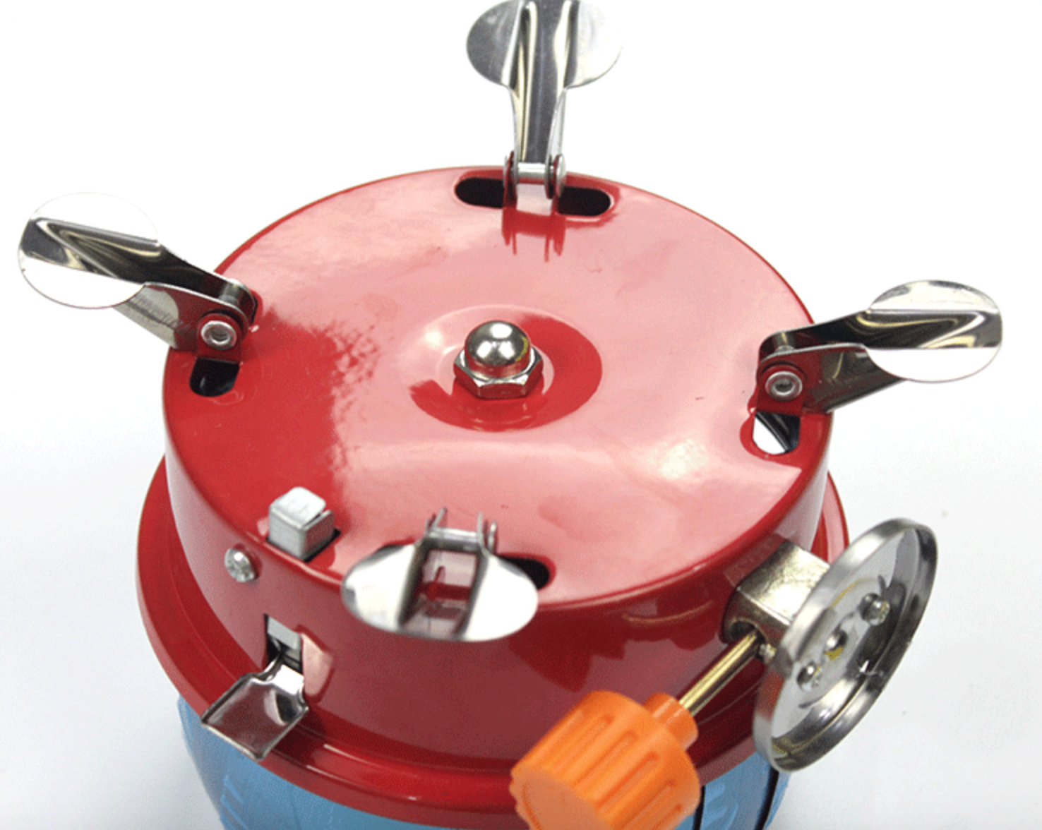 เตาแก๊สพกพา แค้มปิ้ง เดินป่า ทรงกลม(กลีบบัว)