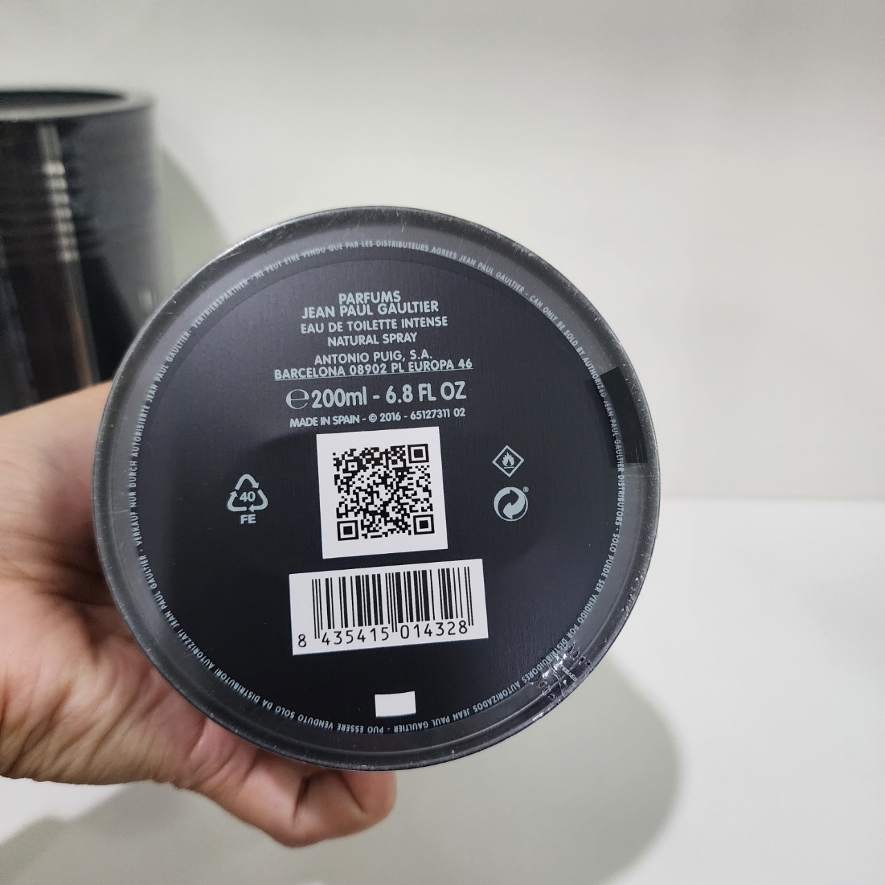 น้ำหอมแท้ Jean Paul Gaultier Ultra Male Intense EDT 200ml กล่องซีลกล่องบุุบ ขนาดจัมโบ้นะคะ