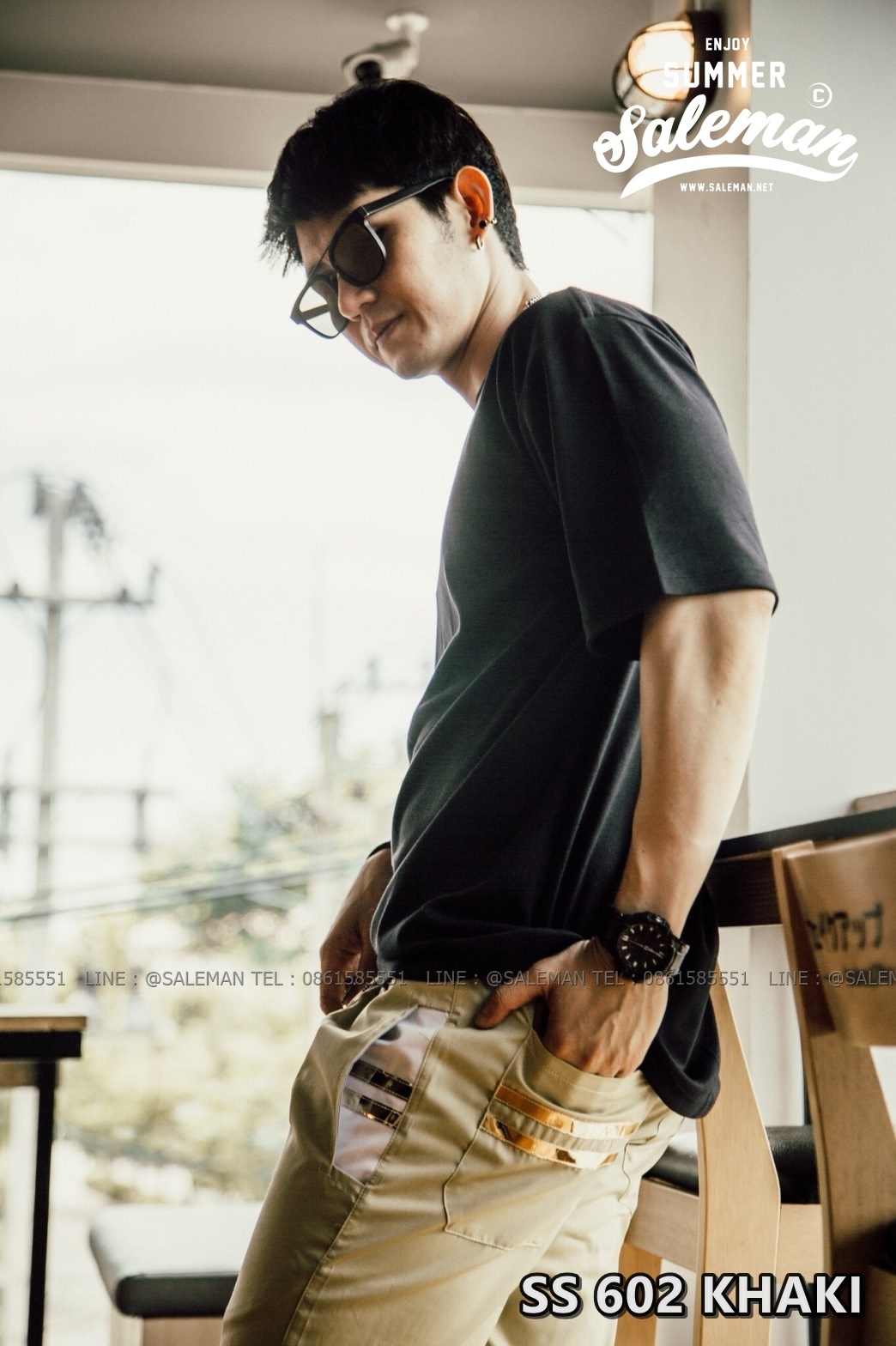 กางเกง JOGGER พรีเมี่ยม ผ้า COTTON รหัส SS 602 KHAHI