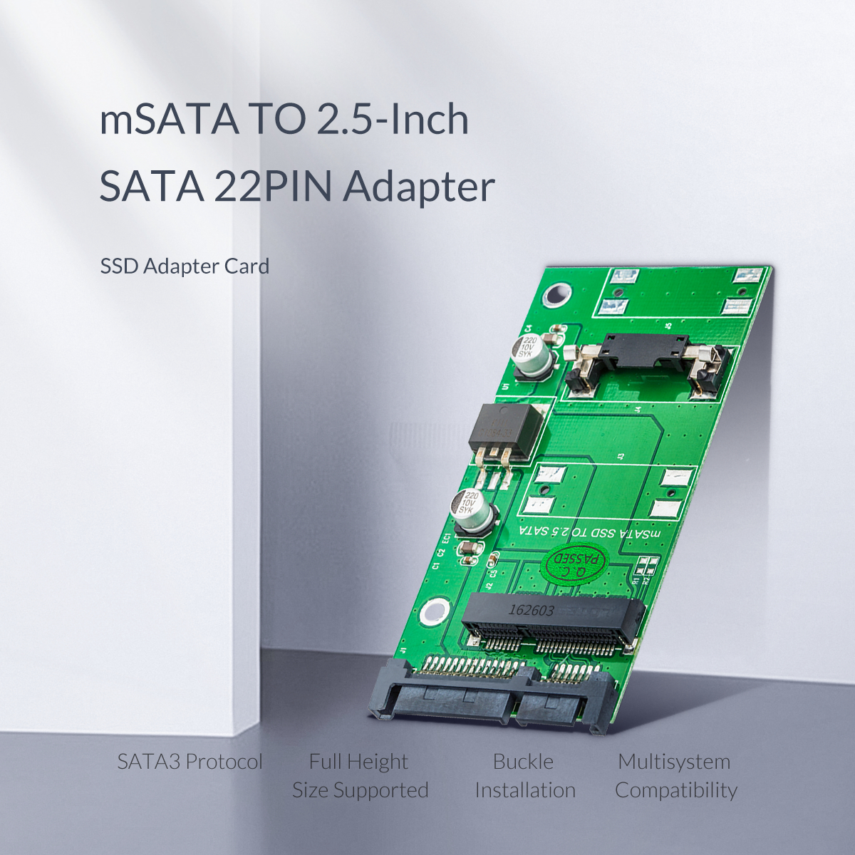 ORICO M.2 SATA NGFF TO mSATA S22PTMS-GR-BP