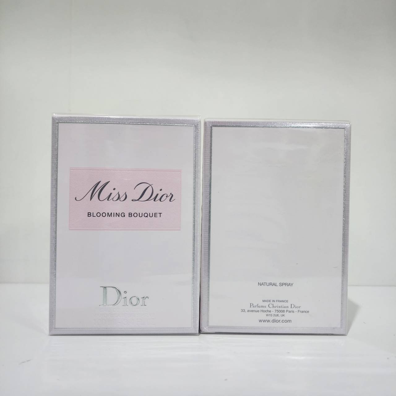 น้ำหอมแท้ Christian Dior Miss Dior Blooming Bouquet eau de toilette 100ml กล่องซีล โบว์ผ้าแพ็คเกจใหม่ โบว์ผ้า โน๊ตใหม่ หอมทนขึ้นค่า