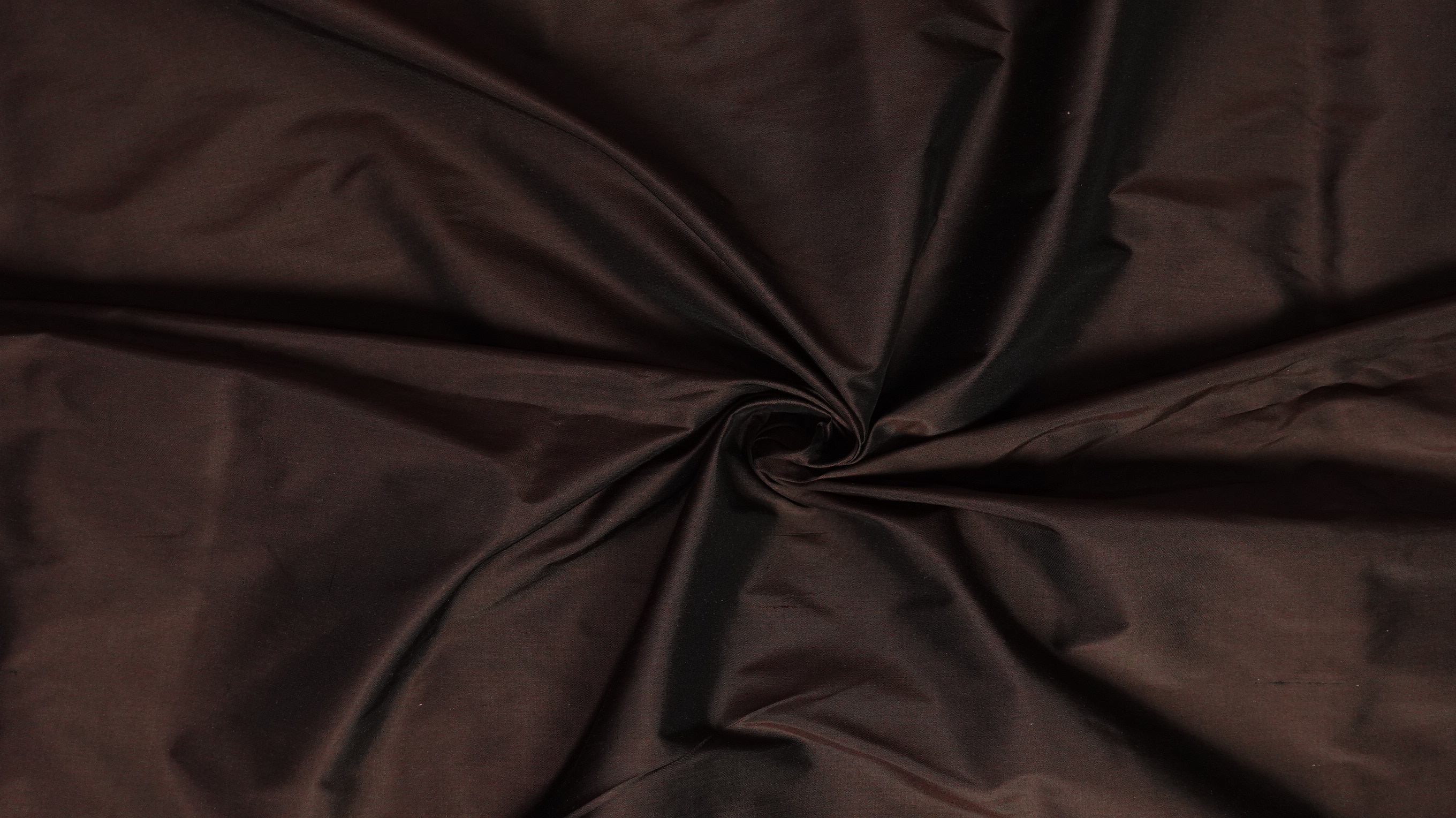 ผ้าไหมสีพื้น เนื้อเรียบ ไหมแท้ 2เส้น สีน้ำตาลไหม้ (ราคาต่อหลา) รหัส C-NY-SKU-36570