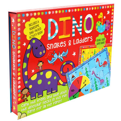 Alphabet / Dino Snakes & Ladders Box Set by Make Believe Ideas Board game เกมส์ สำหรับ 3+ ปี 9781788433297
