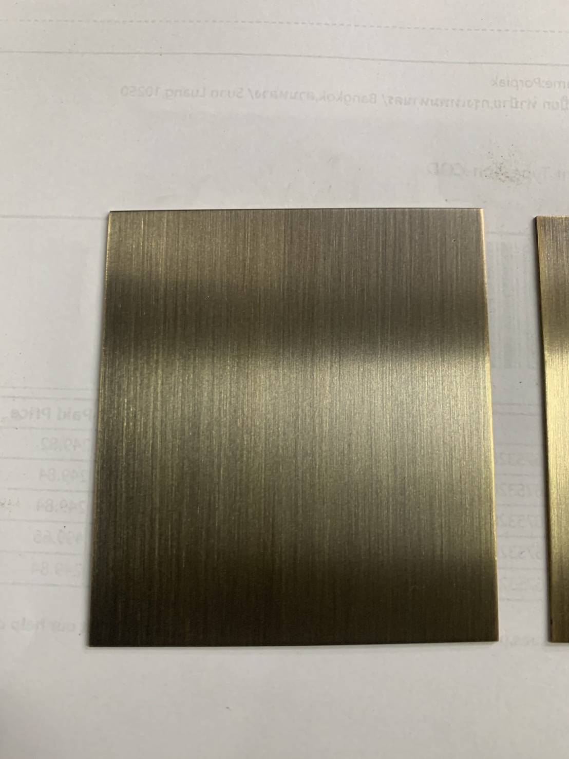 งานป้ายสแตนเลสทองเหลืองรมดำ