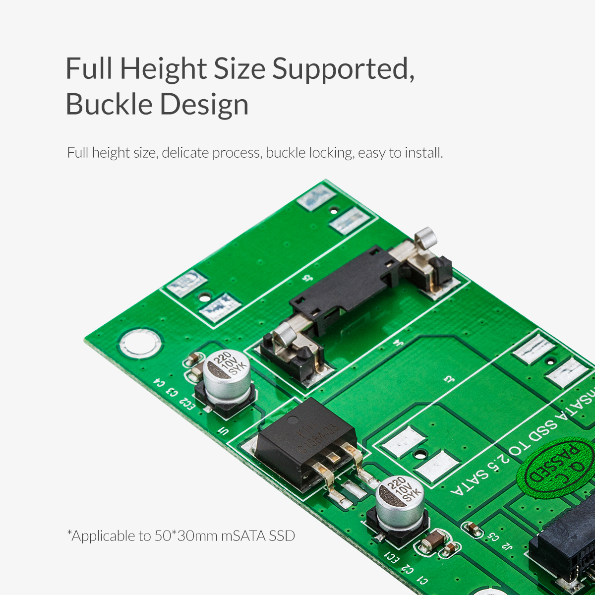 ORICO M.2 SATA NGFF TO mSATA S22PTMS-GR-BP
