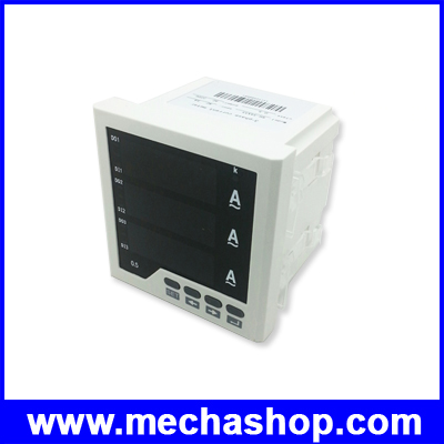 แอมป์มิเตอร์ มิเตอร์วัดกระแสไฟฟ้า 3เฟส AC 80-270V 3phase RH-3AA33 digital ampere meter Display 0-9999A