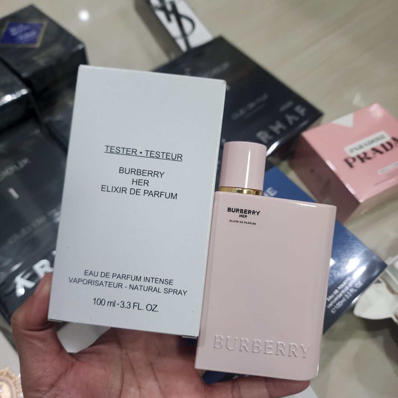 น้ำหอมแท้ Burberry Her Elixir EDP Intense 100ml กล่องเทสเตอร์